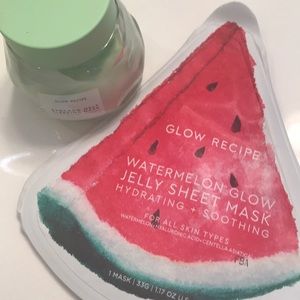 Avocado sleeping mask plus sheet mask and tote